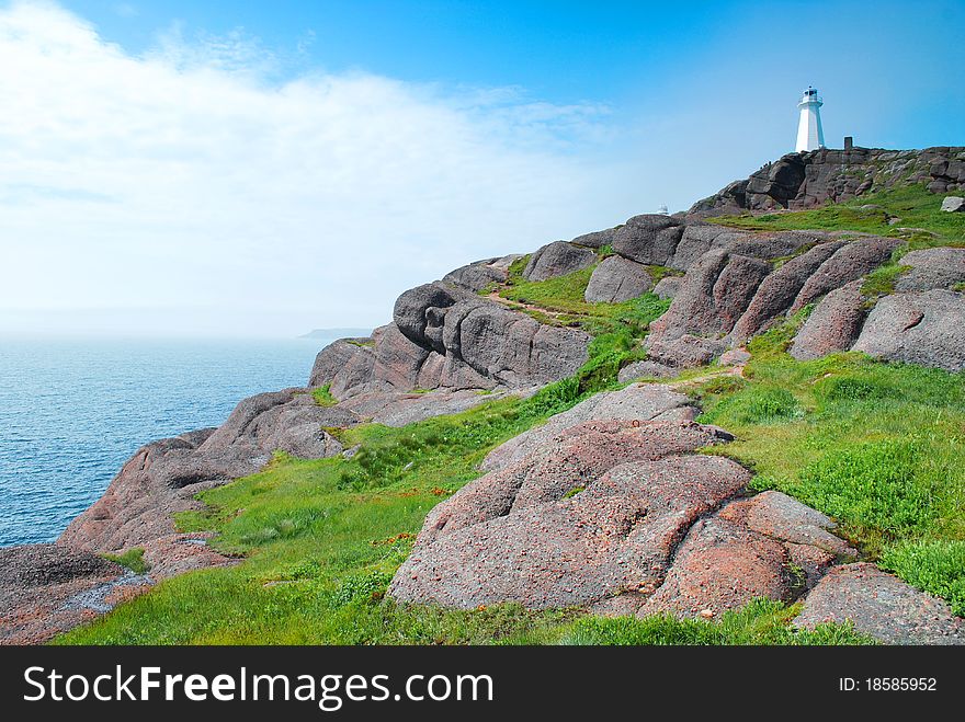 Cape Spear in Newfoundland Canada. Cape Spear in Newfoundland Canada