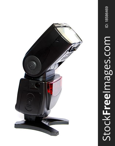 Camera Flash Speedlight Isolated