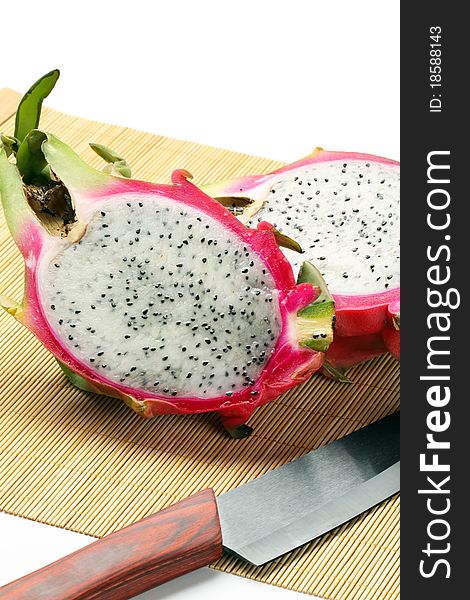 Fresh tropical fruit pitaya, pitahaya or dragon fruit