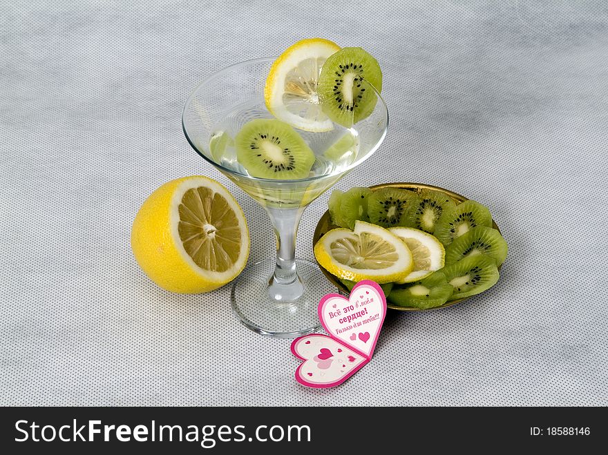 Cocktail and wedding paraphernalia on a white background. Cocktail and wedding paraphernalia on a white background