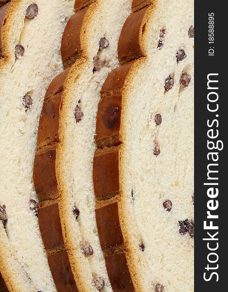 Sliced white loaf background Close-up. Sliced white loaf background Close-up