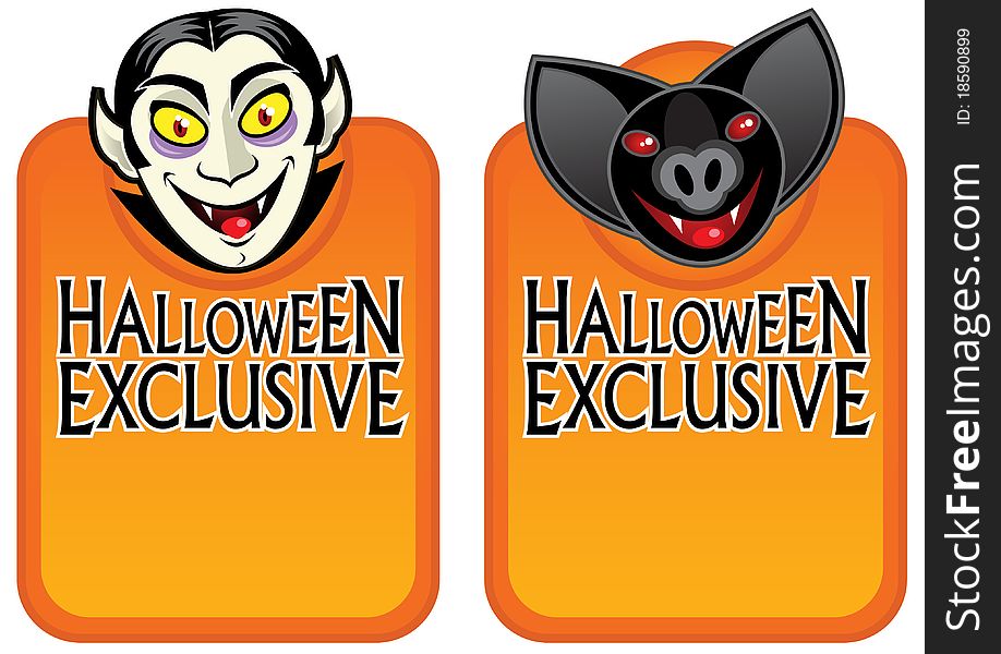 Halloween Exclusive Character Labels