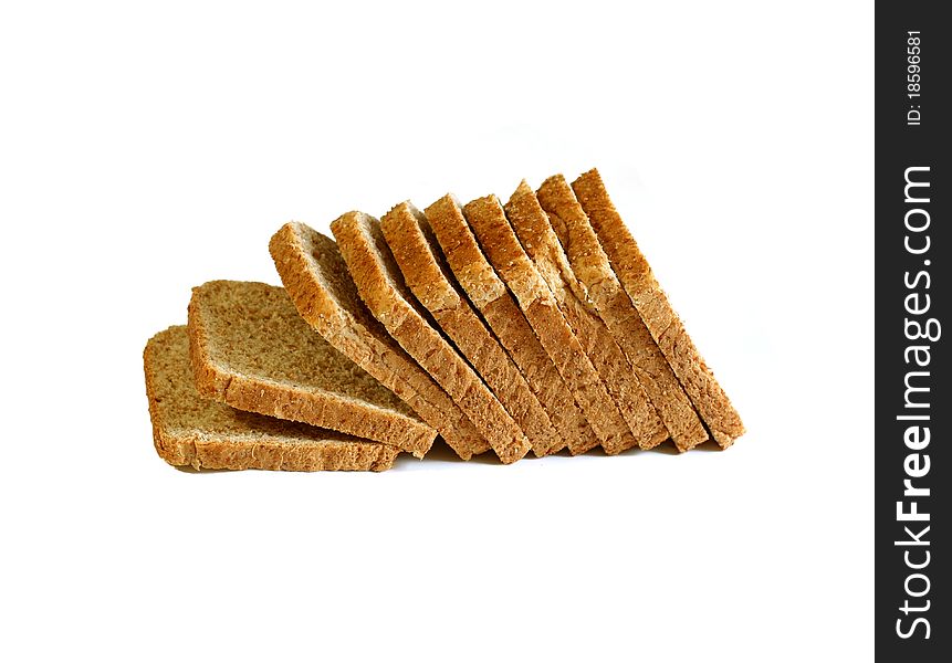 Bread isolated on a white background. Bread isolated on a white background