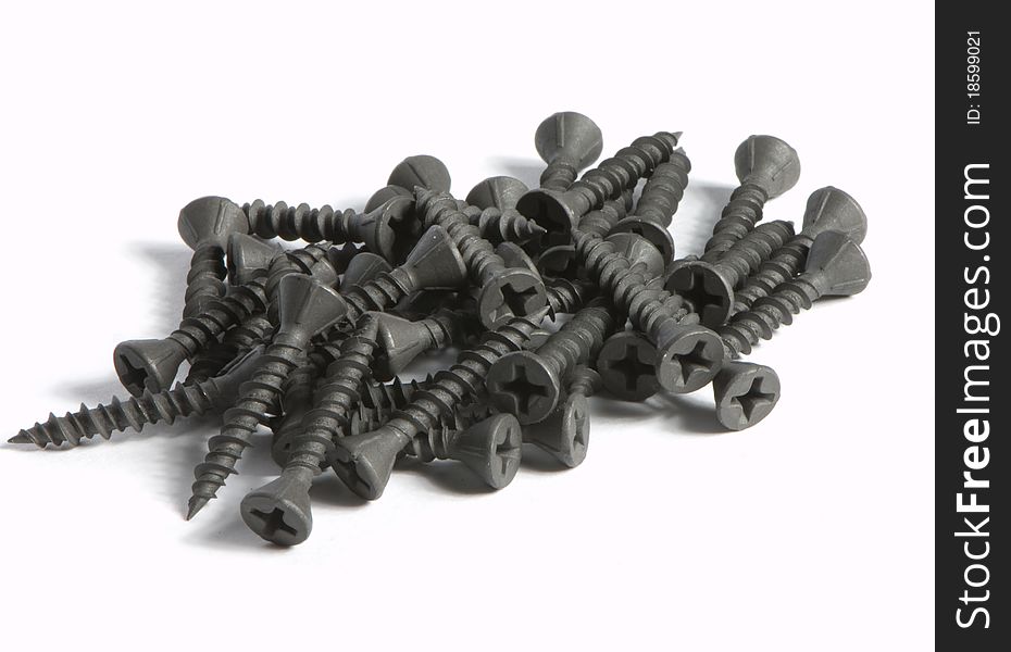 Heap of metal screw