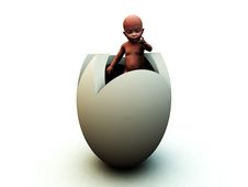 Baby Egg 29 Royalty Free Stock Image