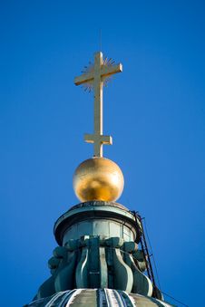 Golden Cross Stock Photography Golden Cross Stock Photography