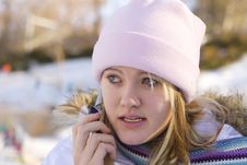 Winter Girl Stock Photography Winter Girl Stock Photography
