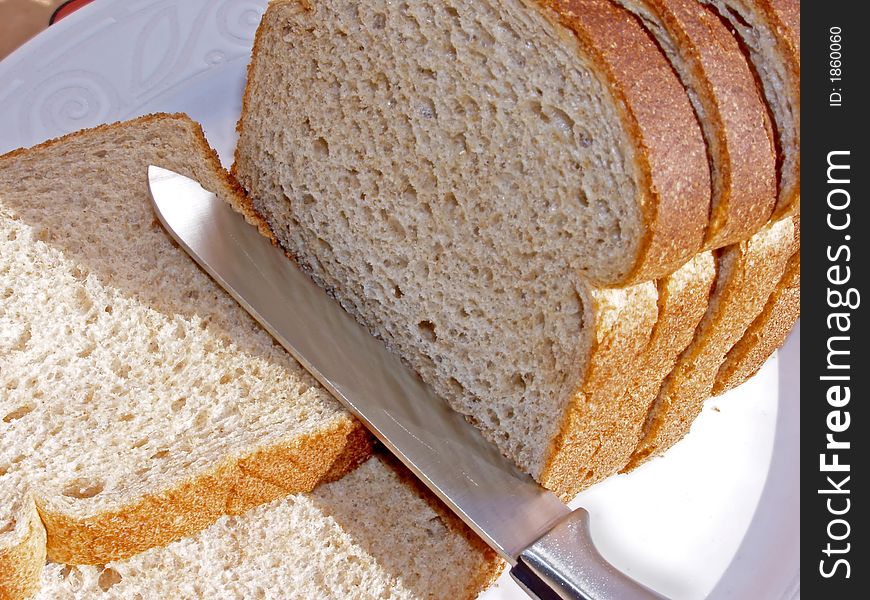 Bread with natural morning light. Bread with natural morning light