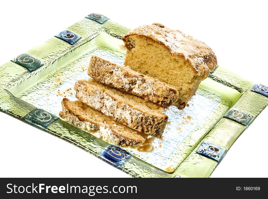 Cake isolated on the white background