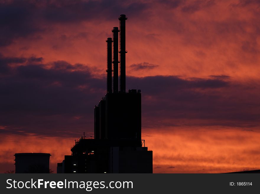 Power Station in the morning light