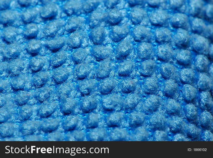 a piece of blue pattern cloth. a piece of blue pattern cloth.