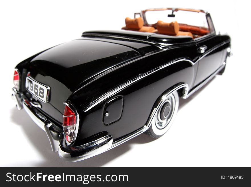 1958 Mercedes Benz 220 SE Metal Scale Toy Car Fisheye 2