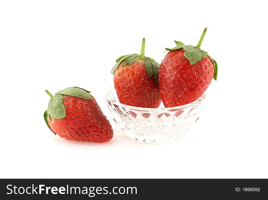 Three Strawberries