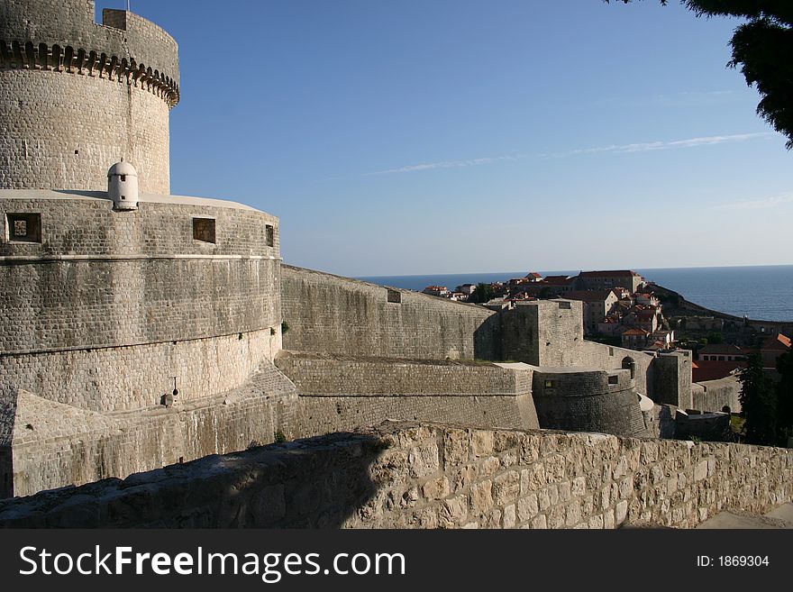 Dubrovnik Fortifications and Castle in Croatia