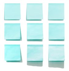 Blue Memo Stick Isolated Stock Photography Blue Memo Stick Isolated Stock Photography