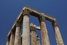 Temple Of Olympian Zeus Stock Photos