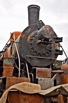 Old Soviet Locomotive Stock Photos Old Soviet Locomotive Stock Photos