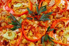 Appetizing Italian Pizza Royalty Free Stock Images