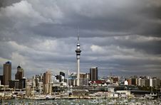 Auckland City Harbour Skyline Royalty Free Stock Photography Auckland City Harbour Skyline Royalty Free Stock Photography