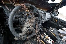 Burned Car Stock Image Burned Car Stock Image