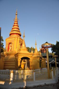 Golden Pagoda Stock Photo Golden Pagoda Stock Photo
