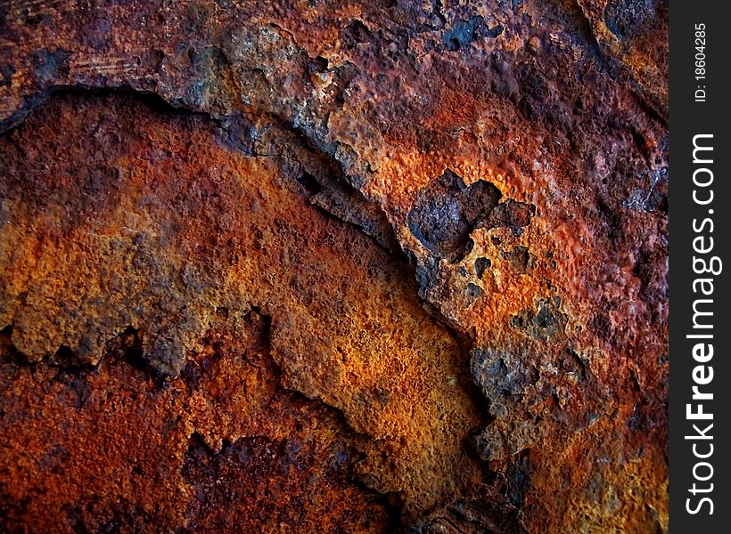 Wallpaper of iron rusty for design. Wallpaper of iron rusty for design