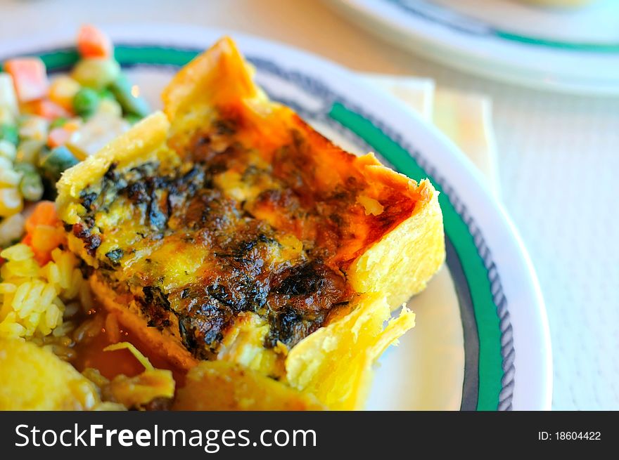 Special bean curd cuisine cooked oriental style.