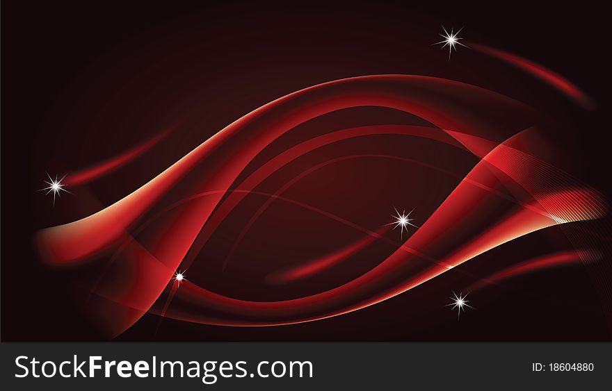 Abstract hot background. Red fiery lines. Abstract hot background. Red fiery lines