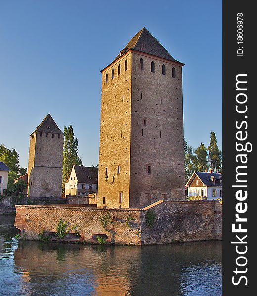 Old Strasbourg. The Two Towers. Channels Strasbourg