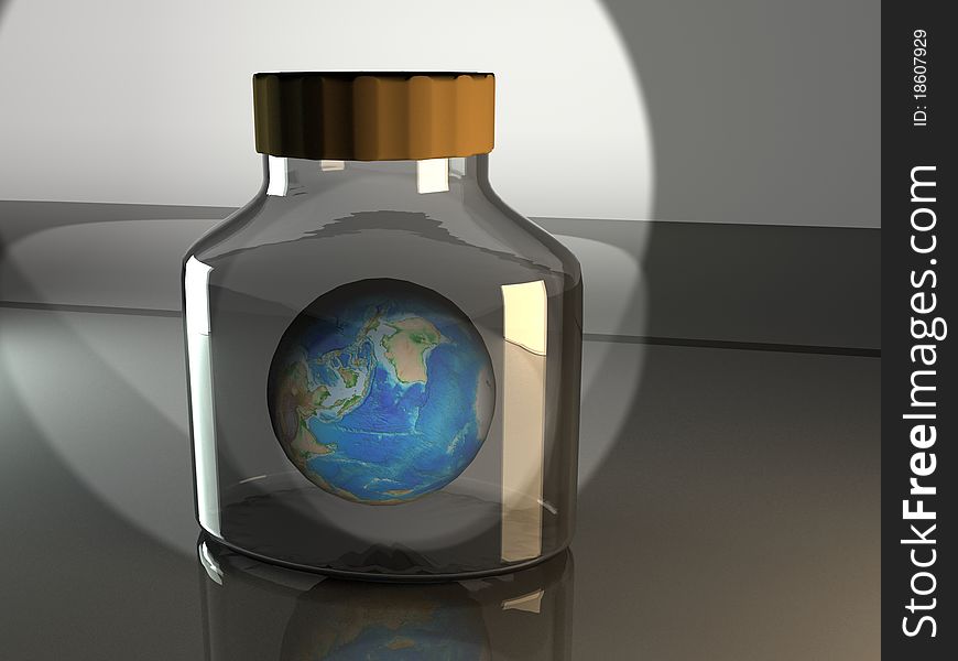 Earth In A Bottle