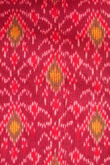 Pattern On Thai Cloth Texture Stock Photography Pattern On Thai Cloth Texture Stock Photography