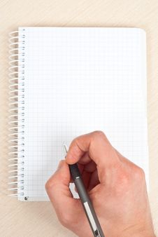 Notebook Writing Stock Photo Notebook Writing Stock Photo