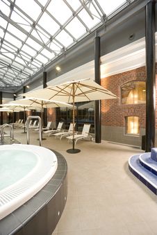 Swimming Pools In A Spa Stock Photos Swimming Pools In A Spa Stock Photos
