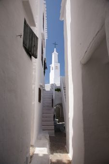 Stairs To White Belfry Stock Photography Stairs To White Belfry Stock Photography