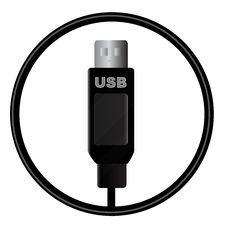Usb Connection Royalty Free Stock Photo