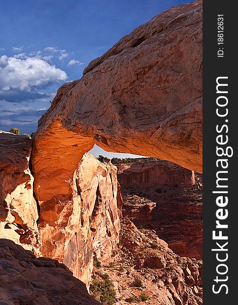 Image of famous rock formation in Canyon-lands National Park, Utah. Image of famous rock formation in Canyon-lands National Park, Utah.