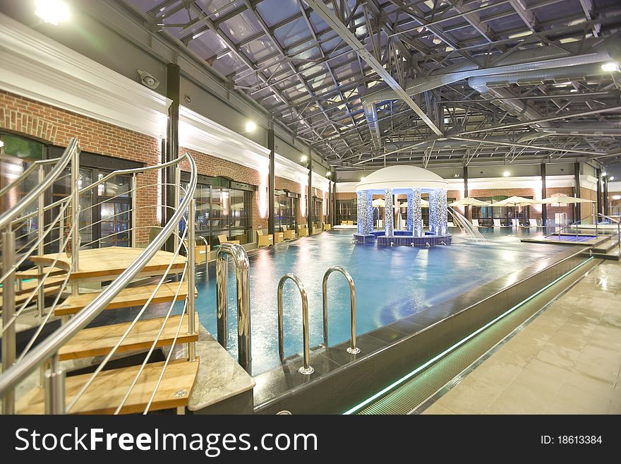 Swimming Pools In A Spa Hotel