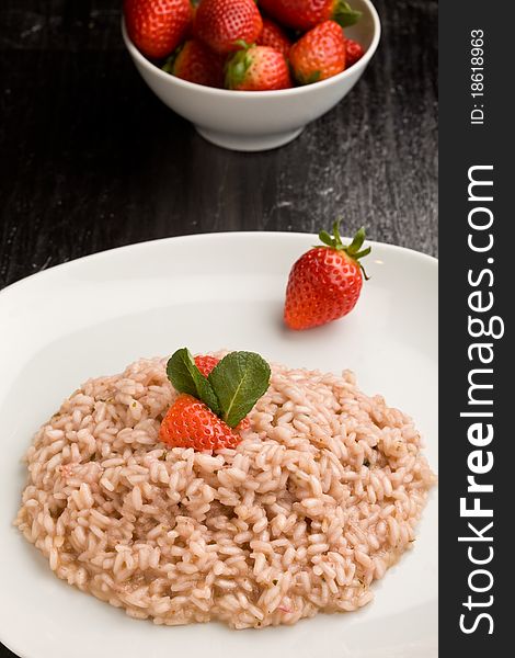 Risotto With Strawberries And Champagne