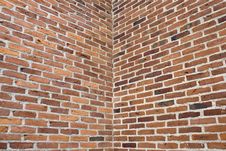 Corner In Brick Wall Stock Photos Corner In Brick Wall Stock Photos