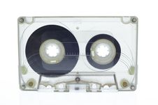 Old Magnetic Audio Tape Cassette Stock Image