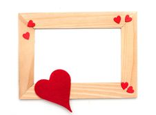 Lovely Heart Frame For Your Design Stock Photos Lovely Heart Frame For Your Design Stock Photos