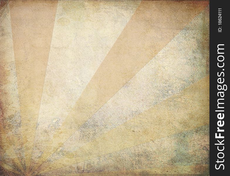 Textural retro background With drawing elements