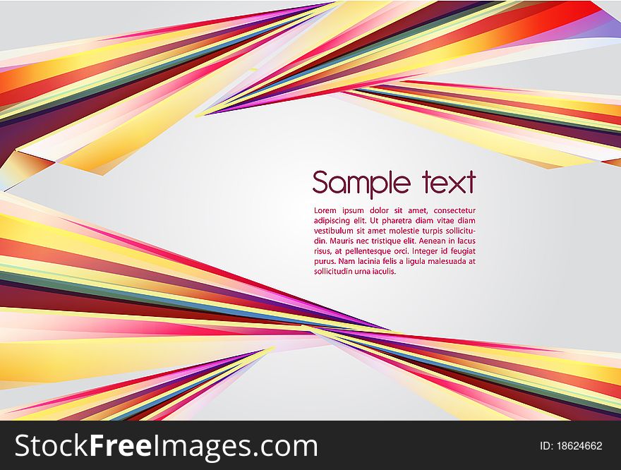 Abstract background with bright multicolor shapes. Abstract background with bright multicolor shapes