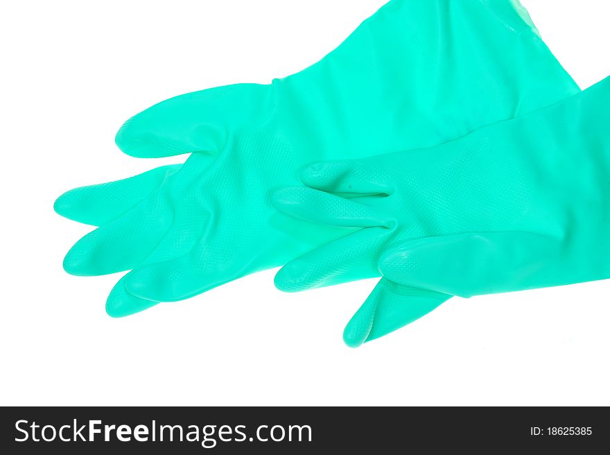 Pair Of Chemical Gloves