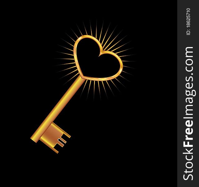 Golden key opens the heart