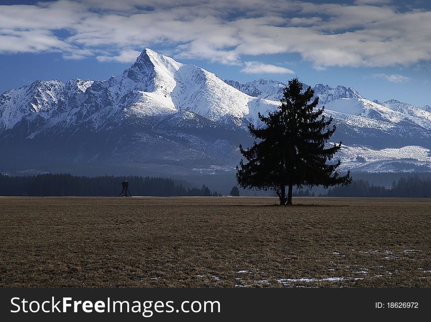 A look at national symbol of the Slovak Republic Krivan peak. A look at national symbol of the Slovak Republic Krivan peak