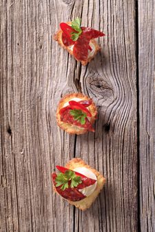 Tartlet Canapes Stock Images Tartlet Canapes Stock Images