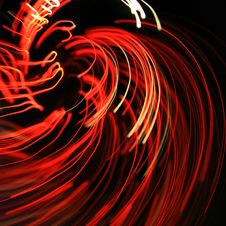Glowing Red Lines Stock Photos