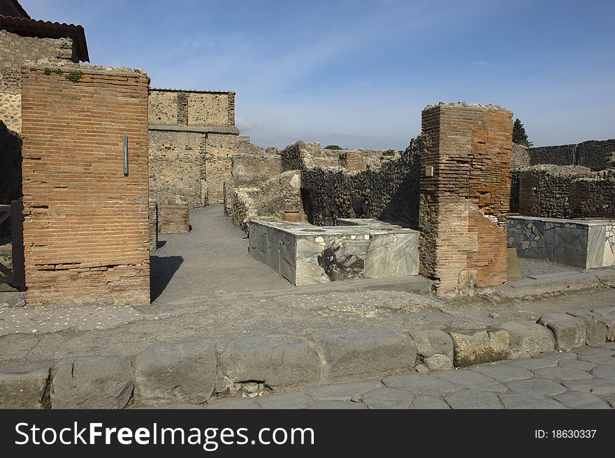 Pompei, ruins