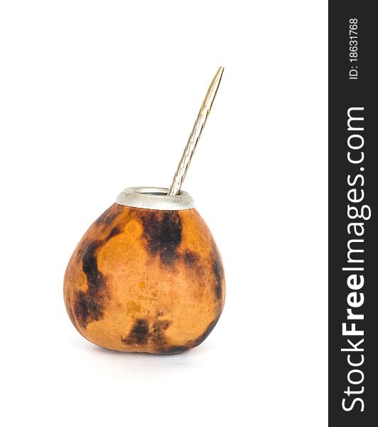 A calabash with a bombilla